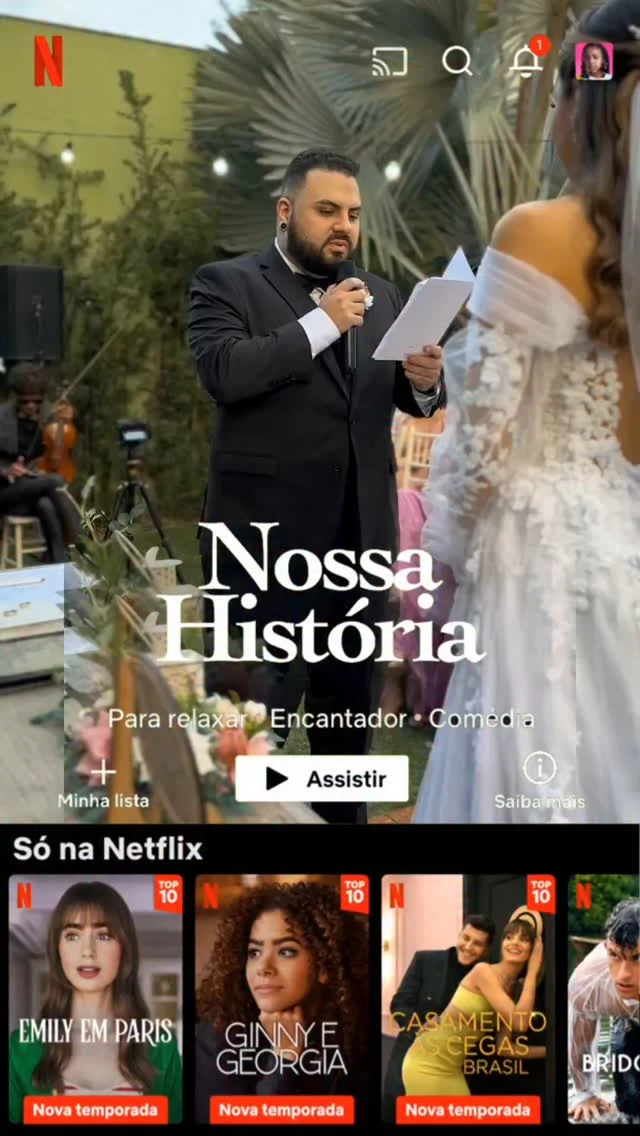 🎬 Há 1 ano, nossa história ganhou uma nova temporada. E que temporada! Muitas mudanças, frio na barriga, desafios, aprendizados, muitos sorrisos e também algumas lágrimas. Mas ao encerrar esse ciclo, uma certeza: tomamos a melhor decisão! Estar com você é o que torna meus dias mais leves, meu coração mais quentinho e meu sorriso mais largo.
Meu cotidiano é muito mais incrível com você! 🥹
Não consigo mais dormir sem o seu abraço, sentir seu cheiro e ouvir sua voz 🥰 e depois acordar com seu olhar emburrado de sono 😅 
Amo ir ao mercado e levar 2h para comprar as coisas com suas manias... amo eternizar o amor de tantas outras pessoas através do nosso trabalho 📸 amo andar de moto agarradinha em você. Amo servir e adorar ao Senhor ao seu lado. Amo tudo que fazemos juntos! Amo ser sua e ter você para mim! ❤️ Eu amo você, meu amor! Meu grudinho, meu marido! E que Deus continue derramando sua graça sobre nós para vivermos assim até que Ele venha!